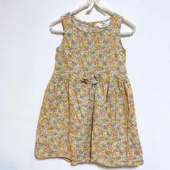 H&M 花柄 ノースリーブ 원피스 128cm