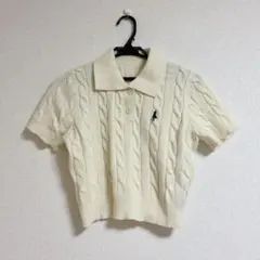 【即日発送】半袖ニット