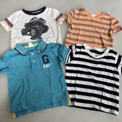 GAP 無印　まとめ売り 半袖Tシャツ ポロシャツ 4枚セット 80cmのサムネイル