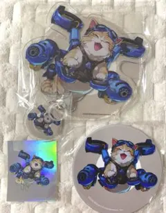 オーバーウォッチ ミニタオル アクリルアンブレラマーカー　ジェットパックキャット オーバーウォッチ ミニタオル アクリルアンブレラマーカー ジェット