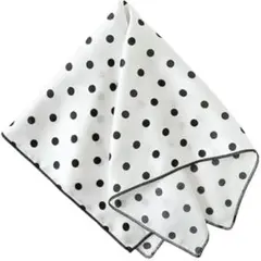 水玉柄スカーフ ネッカチーフ スカーフ 可愛い ドット 正方形 おしゃれ