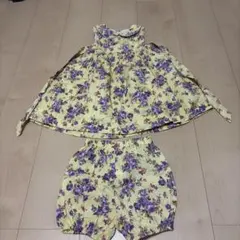 Rachel Riley 花柄ワンピース ブルマセット 18Mのサムネイル
