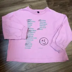 ピンク 長袖カットソー　マーキーズ