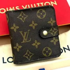 Louis Vuitton ルイヴィトン モノグラム コンパクトジップ ルイヴィトンコンパクトジップ 14145 ブラウン ユニセックス