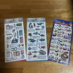 新品　大人の図鑑シール　2枚とボンボンドロップ1枚