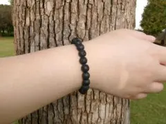 【クリスマスセール】溶岩石　ブレスレット