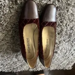 Yves Saint Laurent パンプス ダークレッド