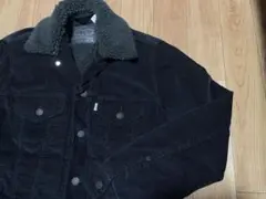 LEVI'S ボアジャケット デニム 黒　XS リーバイス