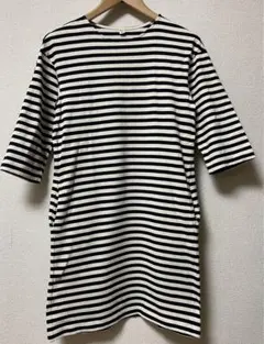 UNIQLO ボーダーチュニックワンピース