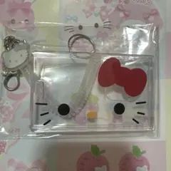 10cm×6cm カードケース　チャーム付き