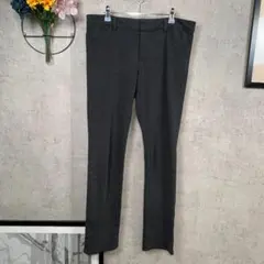 UNIQLO カジュアルパンツ スキニー L相当 グレー 無地 レディース