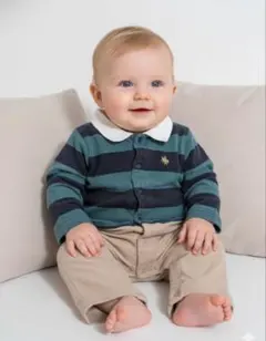 プティマイン　POLO baby ロンパース　70