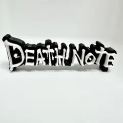 【24時間以内発送】DEATH NOTE ロゴ立体置物 卓上インテリア