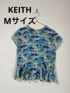 KEITH ブラウス　Mサイズ　シフォンブラウス　シャツ　薄手のサムネイル