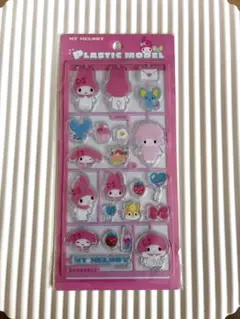 サンリオキャラクターズプラスチックモデル風シール♡マイメロディ♡