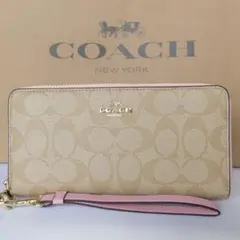 COACH コーチ 長財布 シグネチャー アコーディオン ウォレット C4452
