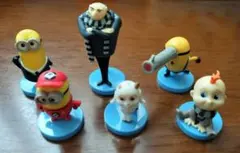 シークレット含む！チョコエッグ　怪盗グルーのミニオン超変身！シリーズ6点