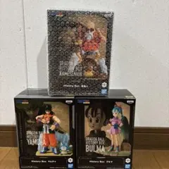 ドラゴンボール　history box ブルマ　ヤムチャ　亀仙人　フィギュア