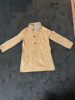 J.PRESS リバーシブル レインコート 11号 ベージュ×イエロー