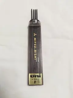 MITSUBISHI uni 鉛筆リード 4本 F　使いかけ