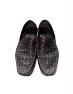 Bottega Veneta イントレチャート ローファー ダークブラウンのサムネイル