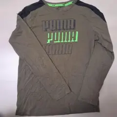 PUMA 長袖Tシャツ 160 オリーブグリーン
