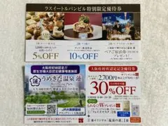 《匿名配送》うめきた温泉 蓮 優待券