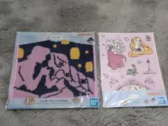 ラプンツェル　ハンドタオル＆ステッカーセット