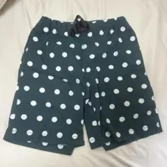 グラミチ ドット柄ショートパンツ グリーン L ストレッチ ハーフパンツのサムネイル