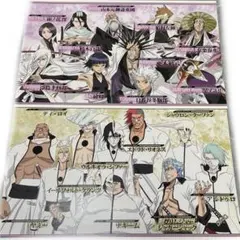 BLEACH ポストカードセットグリムジョー京楽浮竹ウルキオラ白哉卯ノ花日番谷