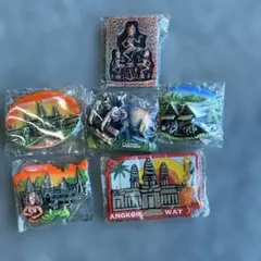 カンボジア　土産　(マグネット、CD)
