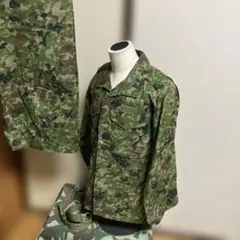 自衛隊 レプリカ 迷彩服 作業服 上セット カーキ 大きいサイズ 4L 5L 1