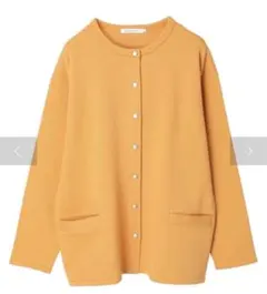 アメリカンホリック　ドッドボタンクルーネック カーディガン オレンジ