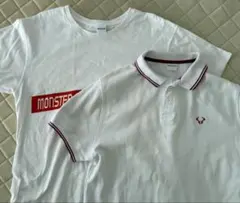 モンスト ルシファーポロシャツ ビックシルエットTシャツ ホワイト 白