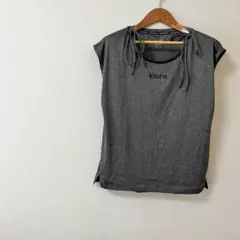 kitson 半袖Tシャツ グレー レディース Lサイズ　ヨガ　ピラティス