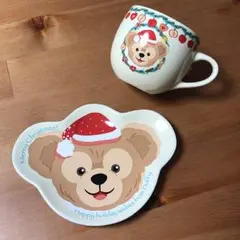 ディズニーシー  クリスマス限定  ダッフィー  スーベニアカップ  プレート