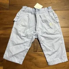 ミキハウス 水色 フリル付きハーフパンツ 100