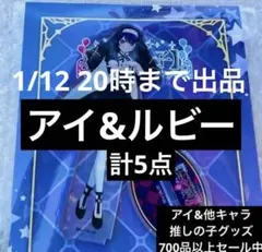 計5点★1/12の20時迄★推しの子　アクリルスタンド　星野アイ&ルビー計5点