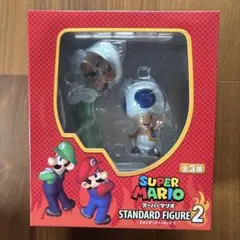 新品未開封スーパーマリオ スタンダードフィギュア2ファイアルイージ&あおキノピオ
