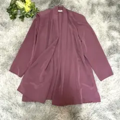 【KORET】大人の艶やかジャケット　Мサイズ　パープル
