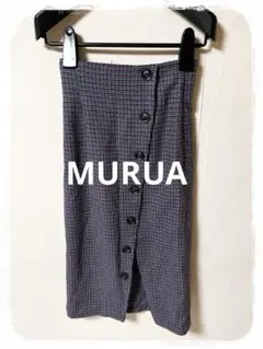 ☘️P1☘MURUA ボタンペンシルスカート S