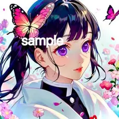 【写真2Lサイズ】栗花落カナヲ　イラスト　ファンアートno.5