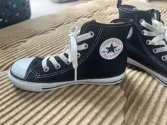【美品】コンバース ALL STAR ブラック キッズ　スニーカー　19.0cm