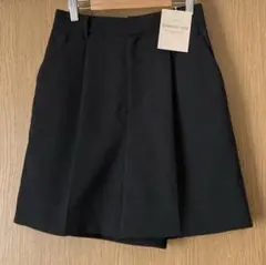 新品 札付き 未使用 アプワイザーリッシェ 洗える ショートパンツ 黒 サイズ1のサムネイル