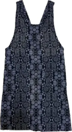 HARDY AMIES 花柄エプロン 黒のサムネイル