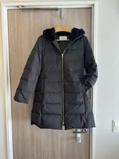 【美品】ルクールブラン ファーフードロングダウン