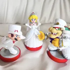 amiibo マリオクッパピーチ姫ウェディングスタイル 3体セット - メルカリ