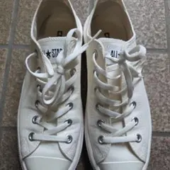 CONVERSE 美品 ホワイト スニーカー 24.5cm