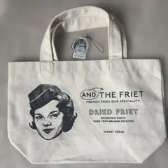 【キーホルダー付き】AND THE FRIET アンドザフリット ミニトート