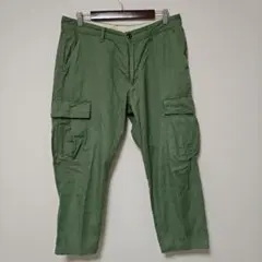 back number　カーゴパンツ オリーブグリーン ミリタリースタイル　Lのサムネイル